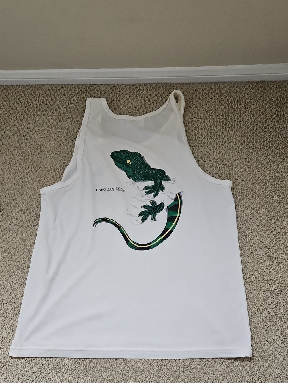 Vintage 90s Mexico Iguana Tank